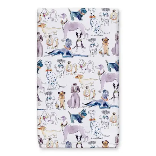 Funny Dog No.8 Tea Towel Set {4}