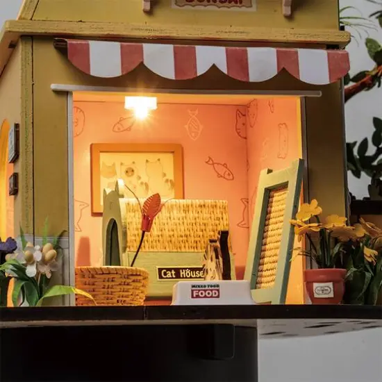 Rolife® Cat House DIY Miniature House Kit {6}