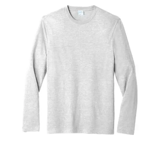 Port & Company® Fan Favorite™ Long Sleeve Blend T-Shirt White {2}
