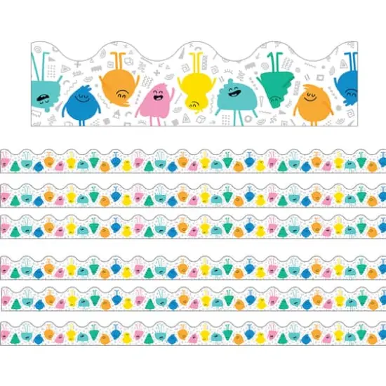 Carson Dellosa&reg; Happy Friends Scalloped Border, 234ft. {1}