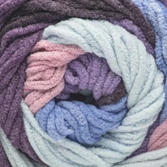 Bernat&reg; Blanket Patchwork Yarn Purple Pop {3}