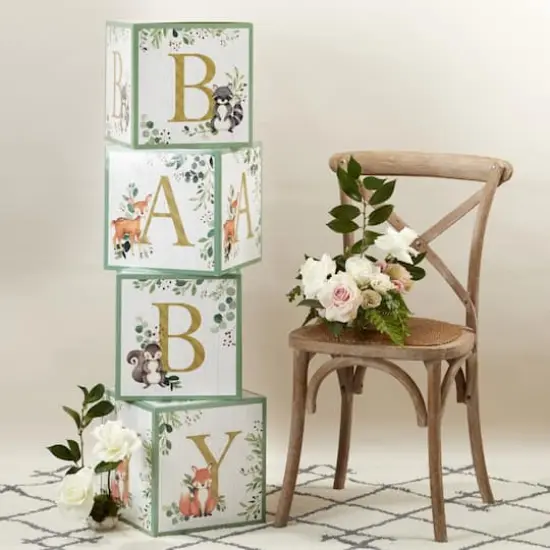 Kate Aspen&reg; Woodland Baby Block Box Set {3}