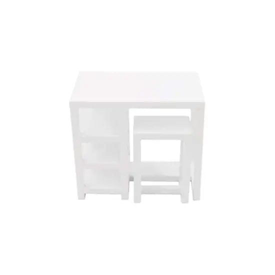 Mini White Bar Table & Chairs Set by Make Market&reg; {3}