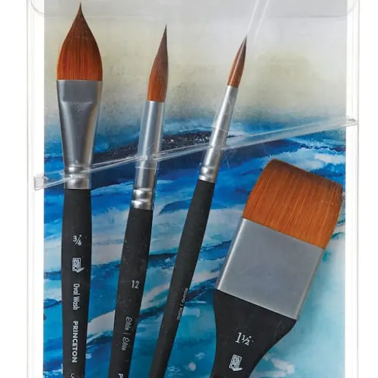Princeton&trade; Aqua Elite&trade; Synthetic Watercolor Watercolor Brush Set {3}