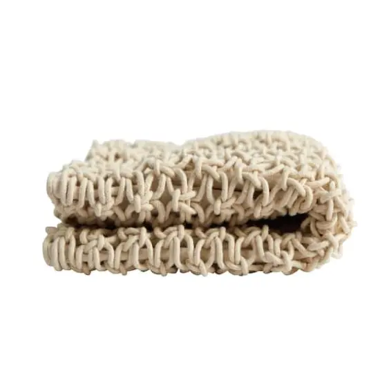 18" Bohemian Fringed Woven Macram&eacute; Pillow Cover {4}