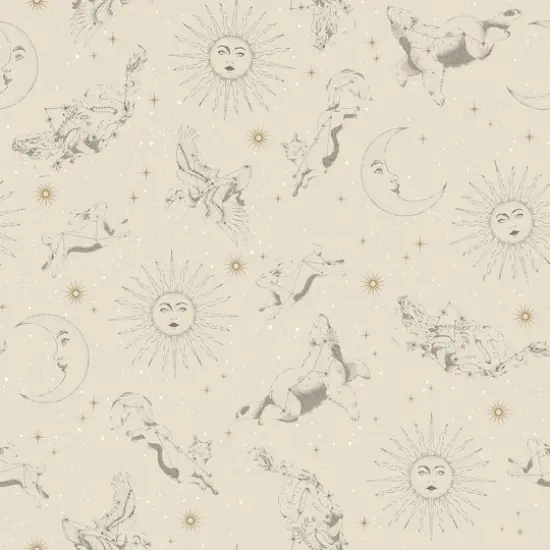 RoomMates Zodiac Dreams Linen Peel & Stick Wallpaper {1}