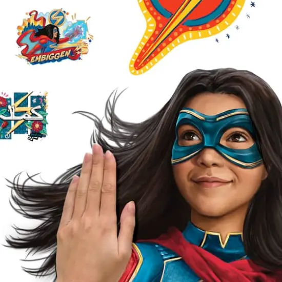 RoomMates Ms. Marvel Giant Wall Decals {5}