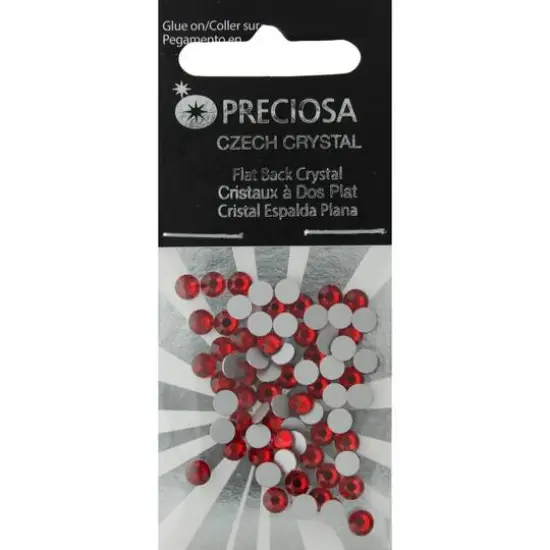 John Bead Preciosa VIVA12 Flat Back Czech Crystal Rhinestones, 4mm Light Rose {2}