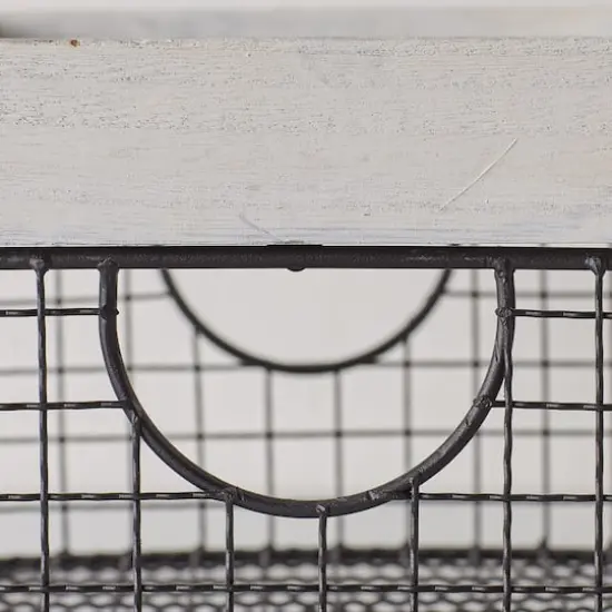 DII&reg; Farmhouse Basket Set Antique White {5}