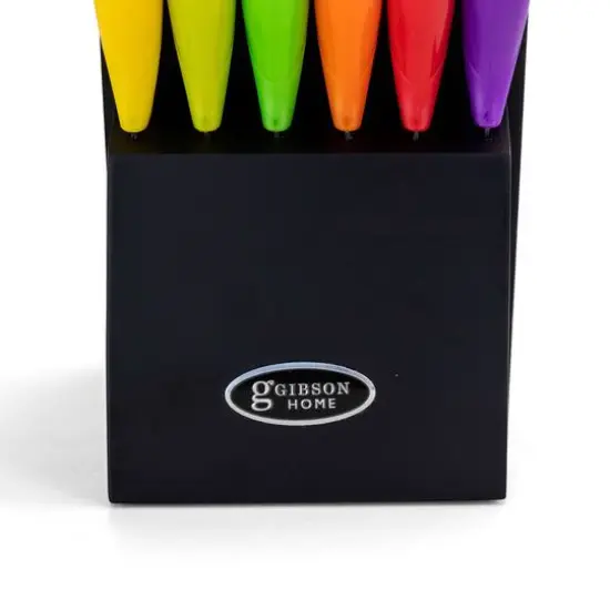 Gibson Home Color Vibes 14-Piece Cutlery Knife Set {4}