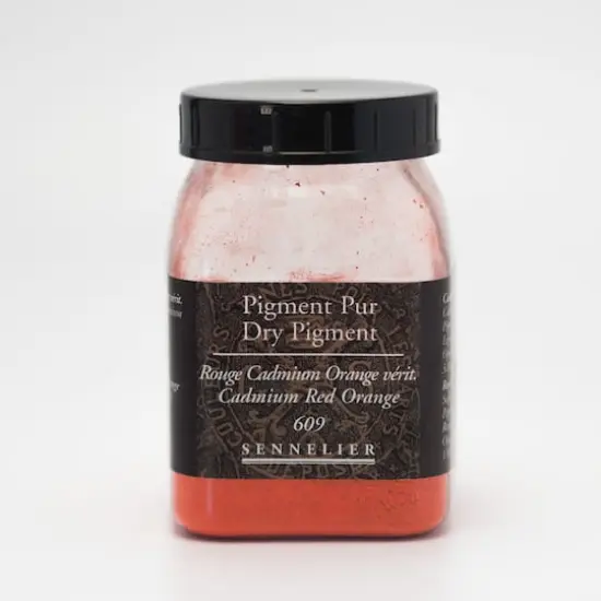 Sennelier Dry Pigment 609 Cadmium Red Orange {1}