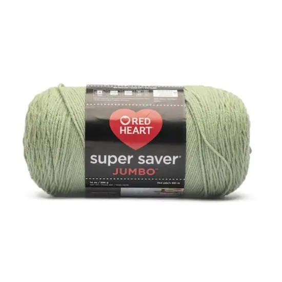 Red Heart&reg; Super Saver&reg; Solid Jumbo Yarn, 14oz. Frosty Green {1}