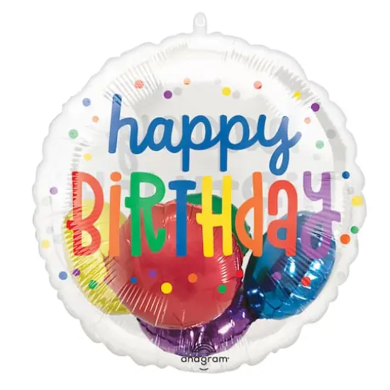 20" Rainbow Birthday Insider Balloon {1}