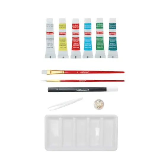 8" x 10" Tropical Beach Canvas Painting Kit by Craft Smart&reg; {4}