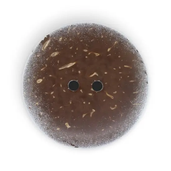 Dritz&reg; 30mm Light Green Sustainable Coconut Round Heart Button, 3ct. {5}