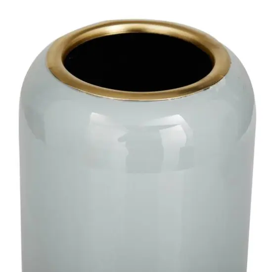 Metal Vase Set Gray {4}