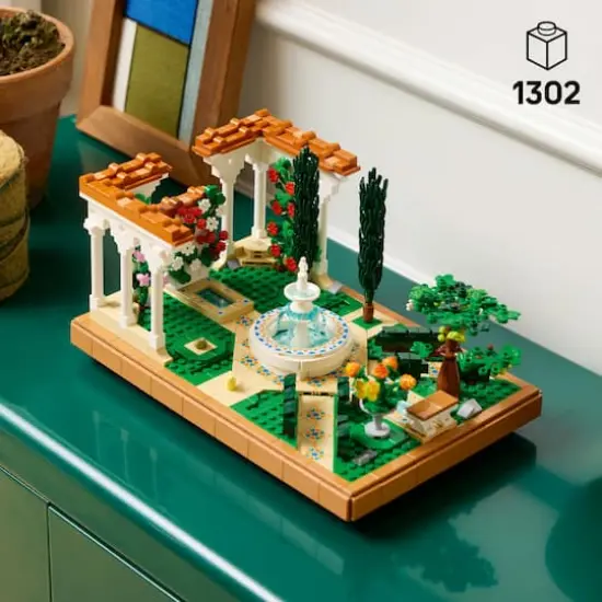 LEGO&reg; Icons Fountain Garden Home and Office Decor, Building Set for Adults 10359 {5}