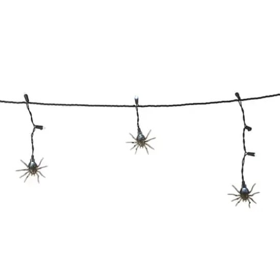 25ct. Cool White LED Icicle Spider Icon String Lights by Ashland&reg; {1}