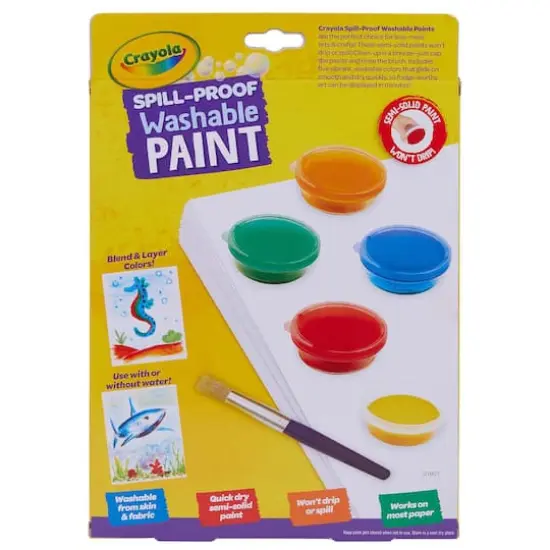 Crayola&reg; Spill-Proof Washable Paint Kits, 2ct. {5}