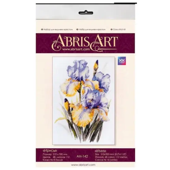 Abris Art Irises Cross Stitch Kit {3}