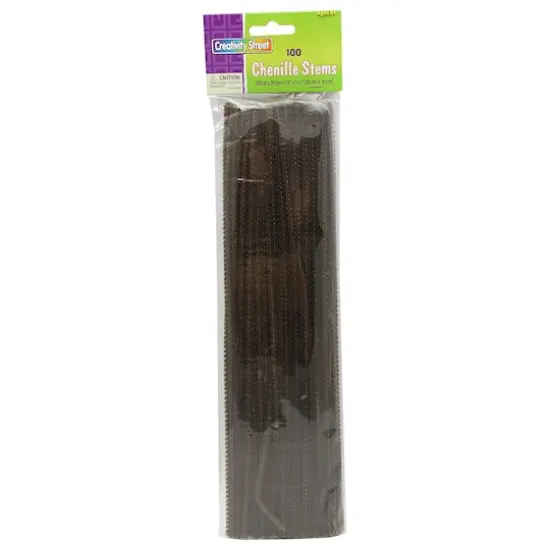 Creativity Street 12 Pack Brown Chenille Stems {3}
