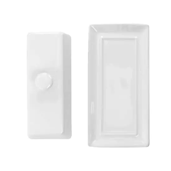 Martha Stewart White Ceramic Butter Dish with Lid {4}