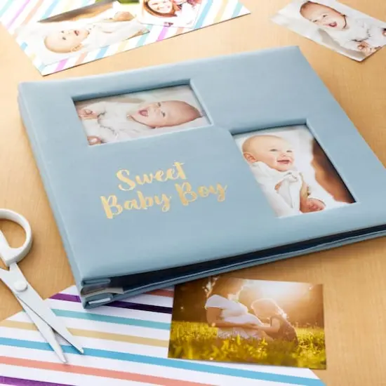 Sweet Baby Boy Scrapbook Album by Recollections&trade; {3}