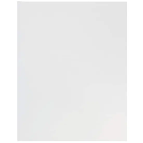 JAM Paper Glossy Laminated Two Pocket Folders, 50ct. White {7}