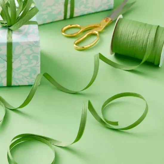 75yd. Raffia Ribbon by Celebrate It&trade; Olive {3}