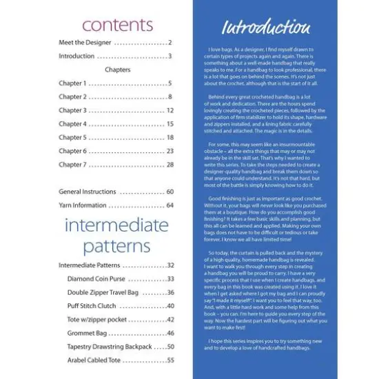 Leisure Arts&reg; Handcrafted Handbags Book #3 Intermediate {4}