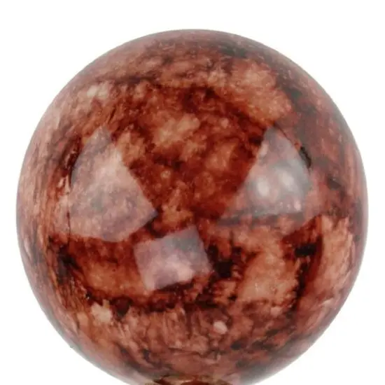 4ct Marbled Sienna Brown Shatterproof Ball Ornaments {8}