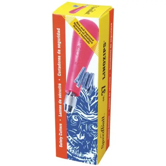 Speedball&reg; Linozip&reg; No.37 Linoleum Cutter with Handle Assortments {1}
