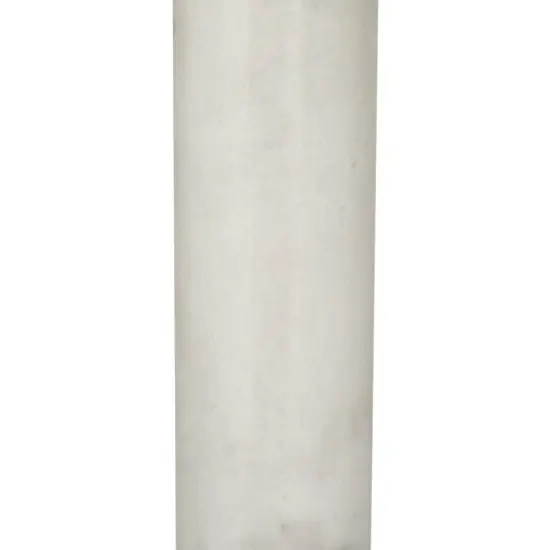 White Marble Slender Stand Table Lamp with Drum Shade 15" x 15" x 29" {7}