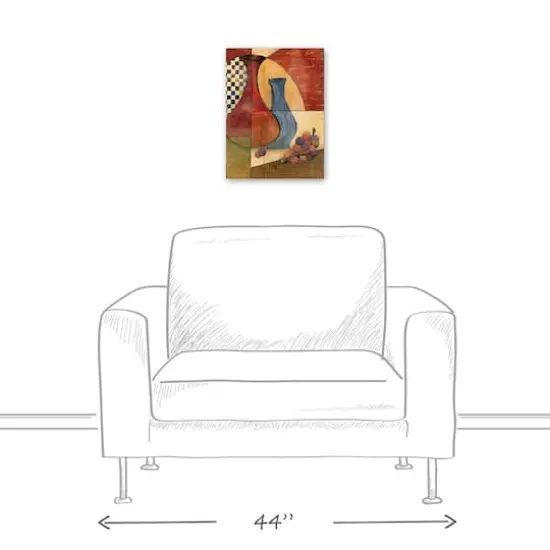 Vase Collage 12" x 16" Canvas Wall Art {4}