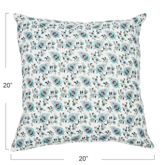 Hello Honey&reg; Paisley Print Cotton Square Pillow Cover {5}