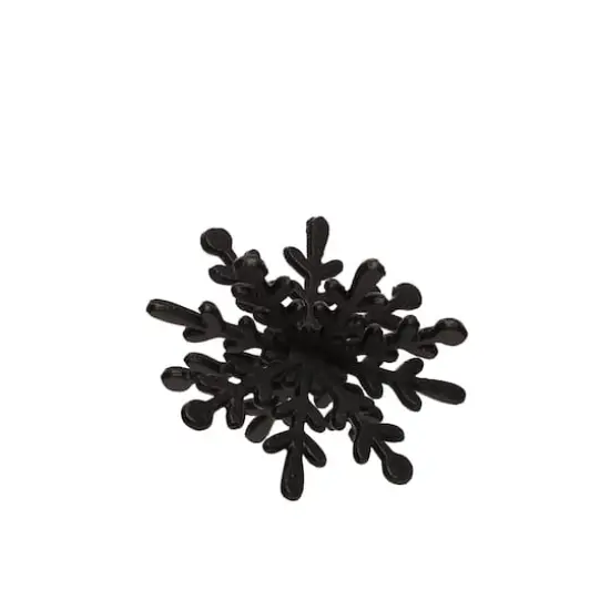 5.5" Black Snowflake Tabletop D&eacute;cor by Ashland&reg; {4}