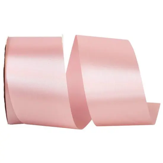 JAM Paper 2.5" x 50yd. Single Face Satin Allure Ribbon Quartz {1}