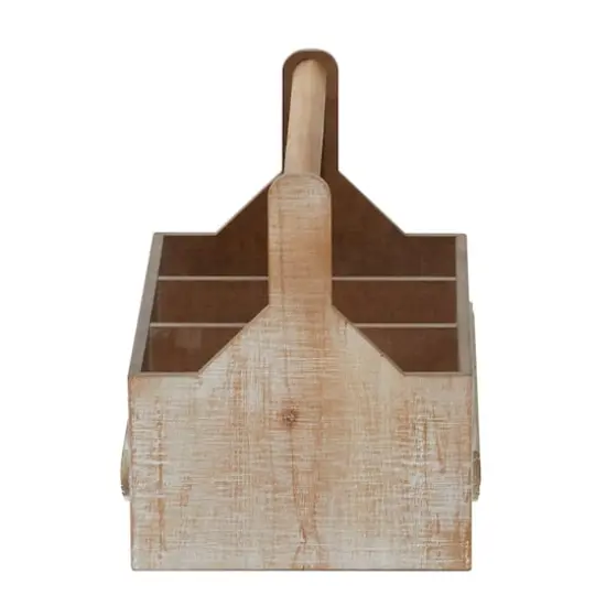 Brown Wood Boho Style Bottle Holder {3}