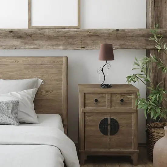 Creekwood Home Priva 19" Ivy Metal Winding Table Lamp {3}