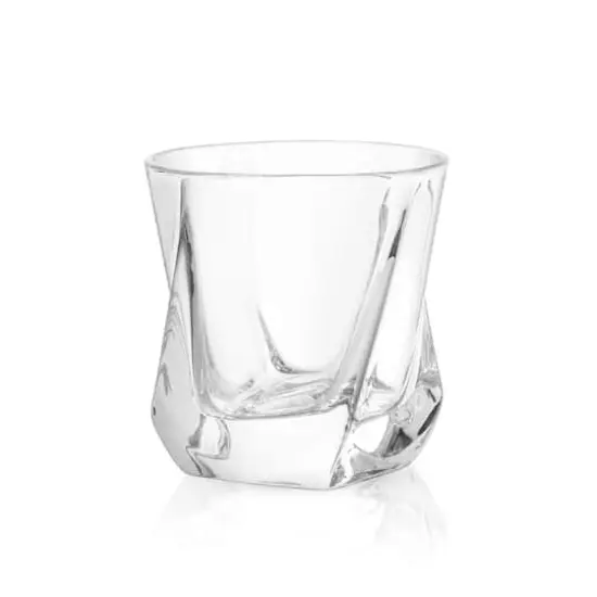 JoyJolt&reg; 8.1oz. Aurora Crystal Whiskey Glasses, 2ct. {4}