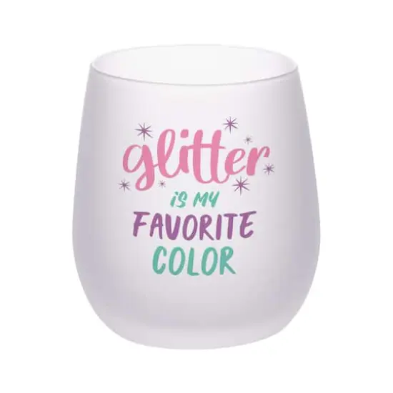 Craft Express 4ct. 10oz. Frosted White Stemless Glass {4}