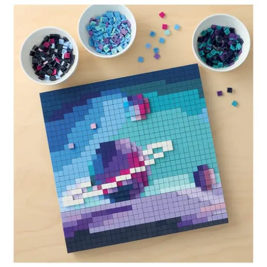 10" x 10" Celestial Body Pixelated Brick Art Kit by Make Market&reg; {1}