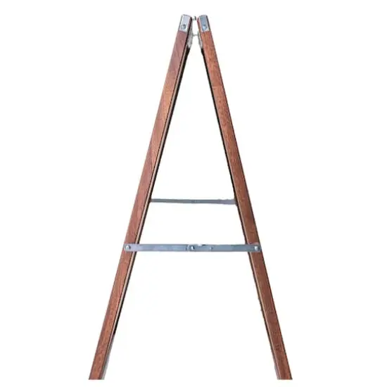 Flipside 42" x 24" Stained Black Chalkboard Marquee Easel {3}