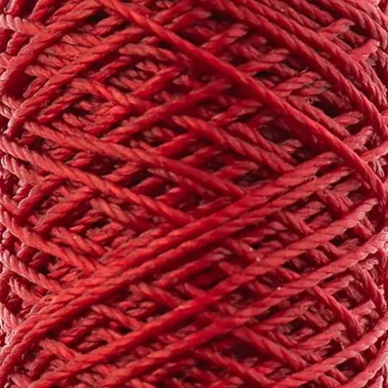 Gudebrod 0.018" 3 Ply Waxed Thread Bobbin, 75ft. Red {4}