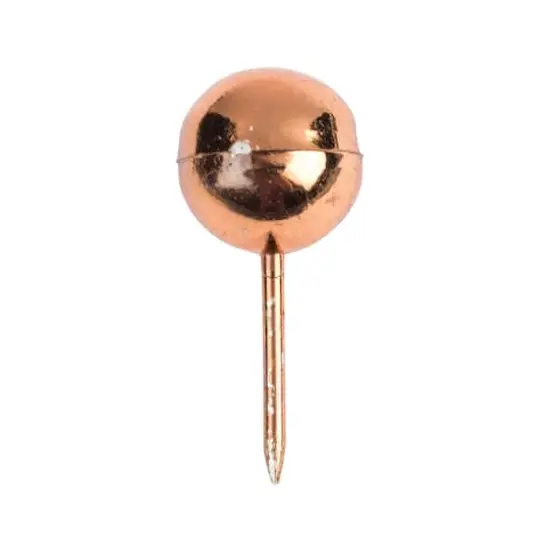 JAM Paper Colorful Round Push Pins, 100ct. Rose Gold {4}