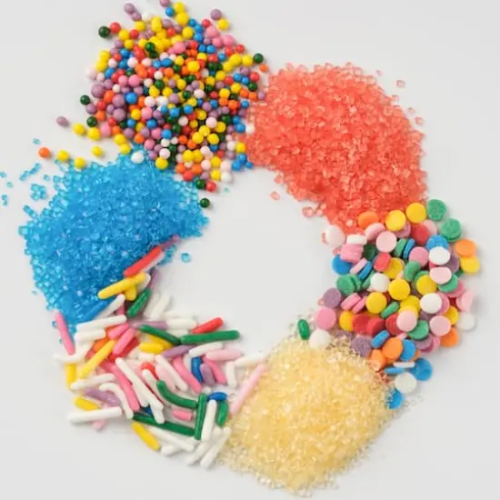 PME Cake Sweet Street&reg; Primary Rainbow Sprinkle Mix {1}