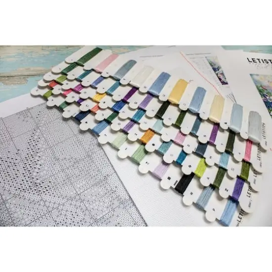 Letistitch Summer Splendor Counted Cross Stitch Kit {12}