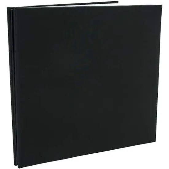 Colorbok&reg; Post Bound Fabric Scrapbook Album, 12" x 12" Black {3}