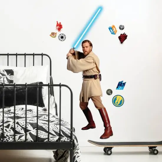 RoomMates Classic Obi-Wan Peel & Stick Giant Wall Decals {4}