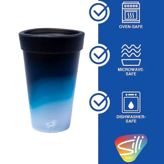 Silipint&reg; 16oz. Silicone Coffee Tumblers, 2ct. Moon Beam {4}
